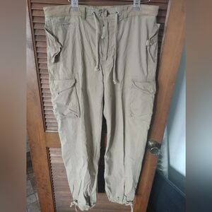 Polo Ralph Lauren Drawstring Cargo Pants XL Men (Measure 38 33)